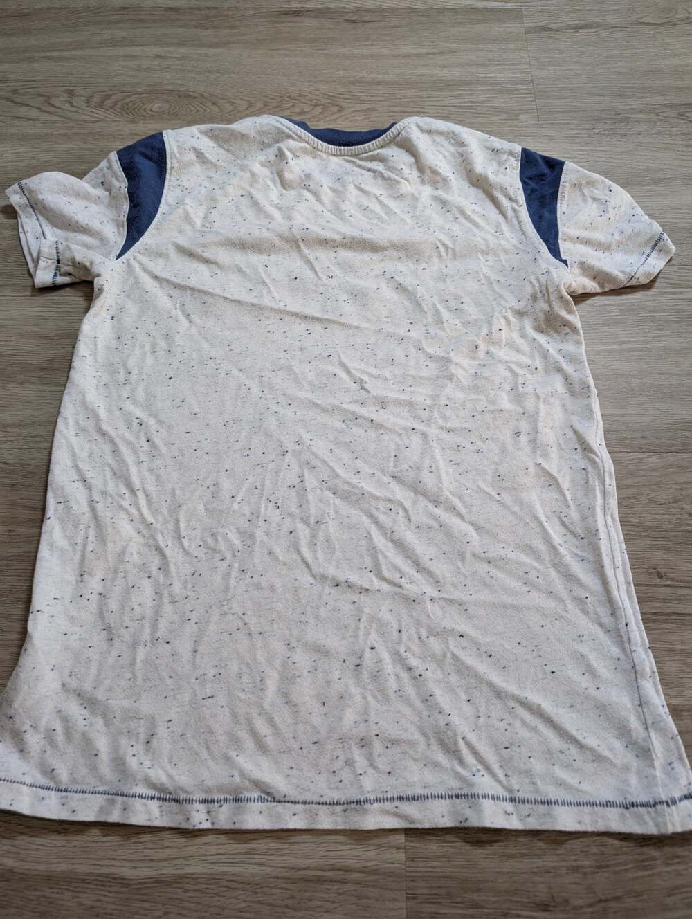 Old Navy Boys White Size XL Short Sleeve Ringer Graphic T-Shirt Patriotic USA